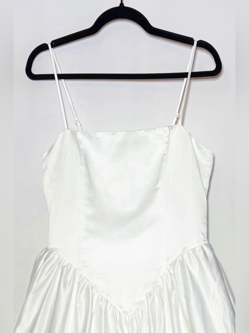 NWT Lulus Arabella White Basque Waist Maxi Dress, Size Medium - Picture 7 of 16